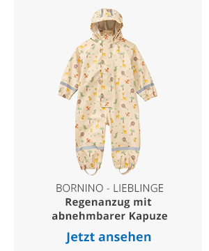 Bornino - Lieblinge  Regenanzug mit abnehmbarer Kapuze