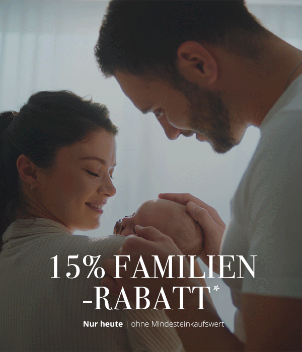 Nur heute verfügbar -  15 % Rabatt*  - ohne Mindesteinkaufswert
