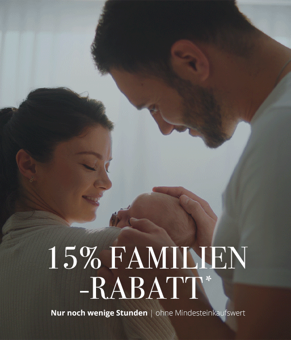 Nur heute verfügbar -  15 % Rabatt*  - ohne Mindesteinkaufswert