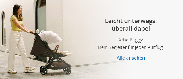Leicht unterwegs, überall dabei - Reise Buggys Dein Begleiter für jeden Ausflug! -  Alle ansehen → 