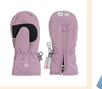 Colorkids  Fäustlinge Augen altrosa