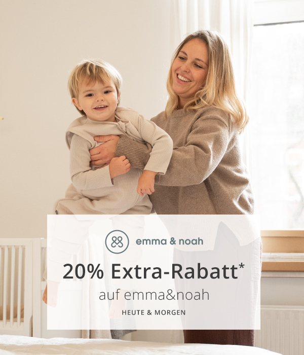 Heute & morgen - 20% Extra-Rabatt* auf emma & noah 