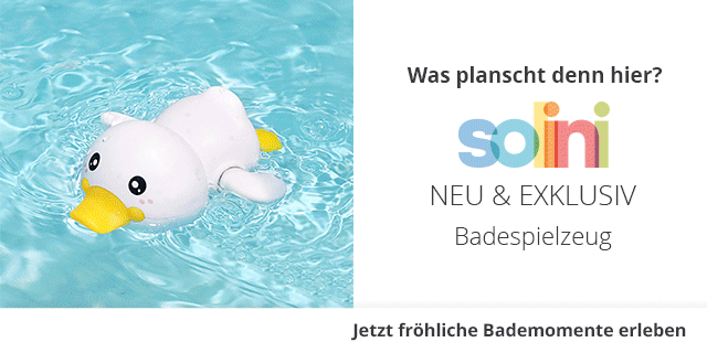 solini - Badespielzeug - Jetzt fröhliche Bademomente erleben!