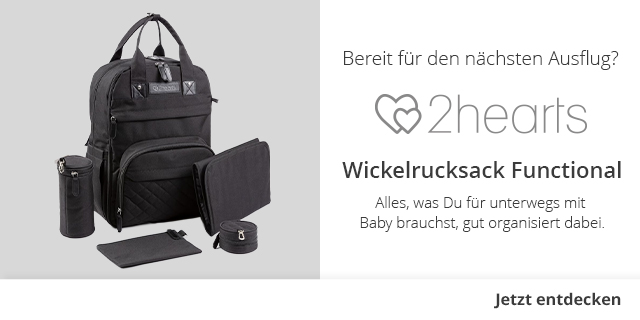 Bereit für den nächsten Ausflug? - 2hearts - Wickelrucksack Functional - Jetzt entdecken!
