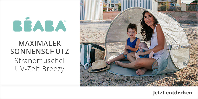 BEABA - Maximaler Sonnenschutz - Strandmuschel/ UV-Zelt Breezy - Jetzt entdecken.