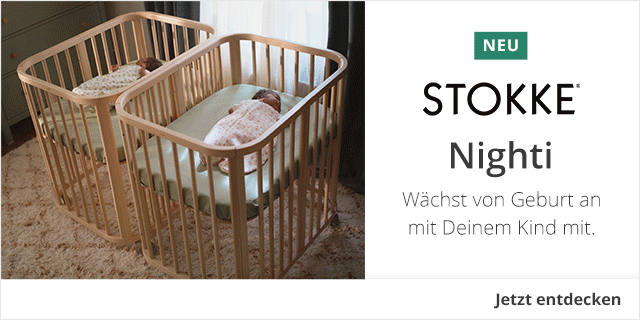 NEU - STOKKE Nighti - Wächst von Geburt an mit Deinem Kind mit - Jetzt entdecken