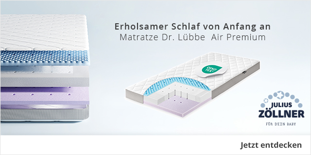 Julius Zöllner - Erholsamer Schlaf von Anfang an - Matratze Dr. Lübbe Air Premium