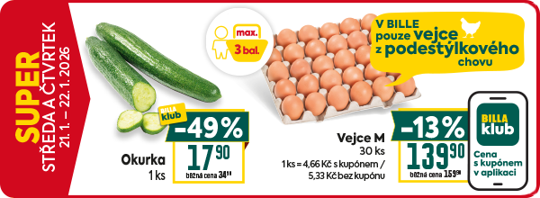 Banner: SUPER středa a čtvrtek