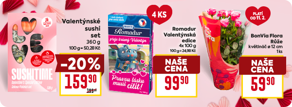 Banner: valentýnská nabídka