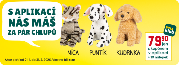 Banner: Pacičky v BILLA