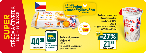 Banner: SUPER středa a čtvrtek