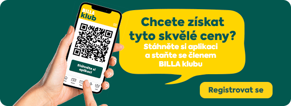 Banner: registrace do BILLA klubu