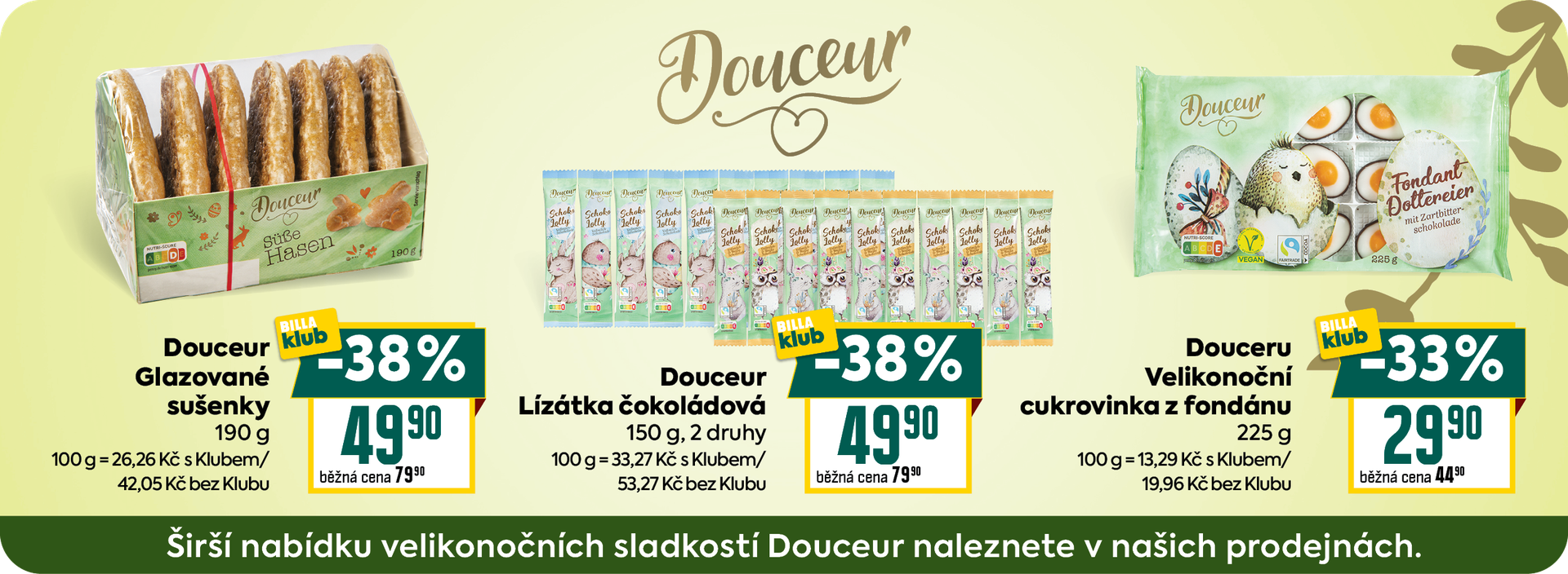 Banner: naše značky - Douceur
