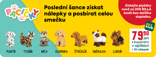 Banner: Pacičky v BILLA