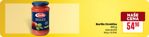 Banner: Barilla omáčka Basilico