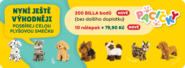 Banner: Pacičky v BILLA