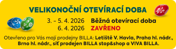 Banner: velikonoční otevírací doba