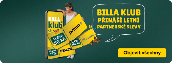 Banner: BILLA klub přináší letní partnerské slevy. Objevit všechny.
