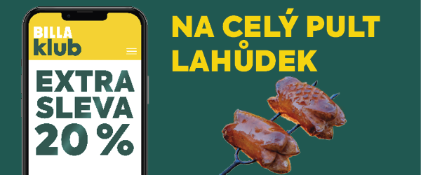 20 % sleva na pult lahůdek