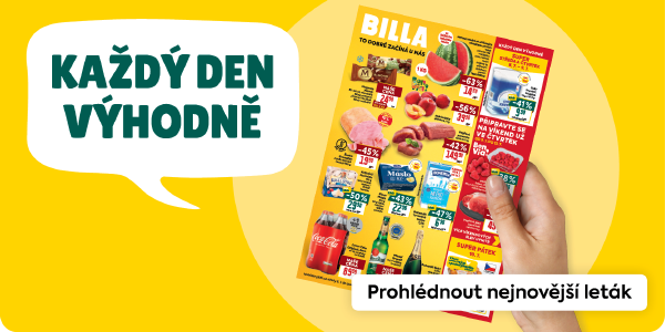 Banner: Každý den výhodně - prohlédnout nejnovější leták.