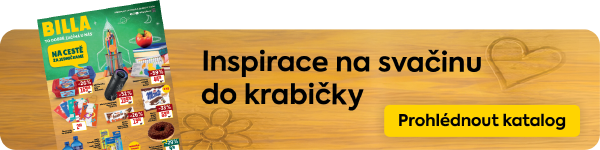Banner: Inspirace na svačinu do krabičky. Prohlédnout katalog.