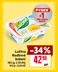 Banner: Lučina rodinné balení + nálepka Pyrex