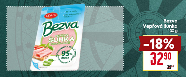 Banner: Bezva šunka za bezva cenu