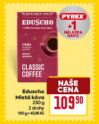 Banner: Eduscho + nálepka Pyrex®