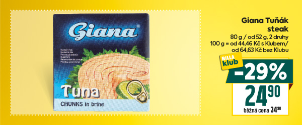 Banner: Giana tuňák