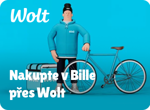 Banner: Wolt - nakupte v Bille přes Wolt