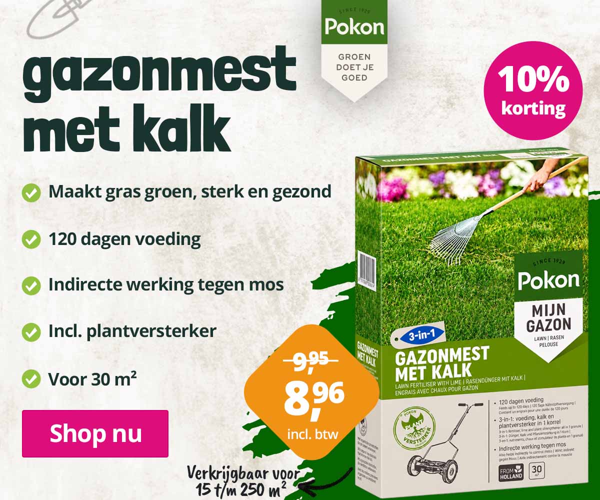 gazonmest met kalk