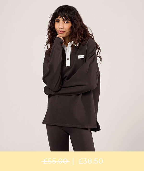 POLO TOP BLACK COFFEE