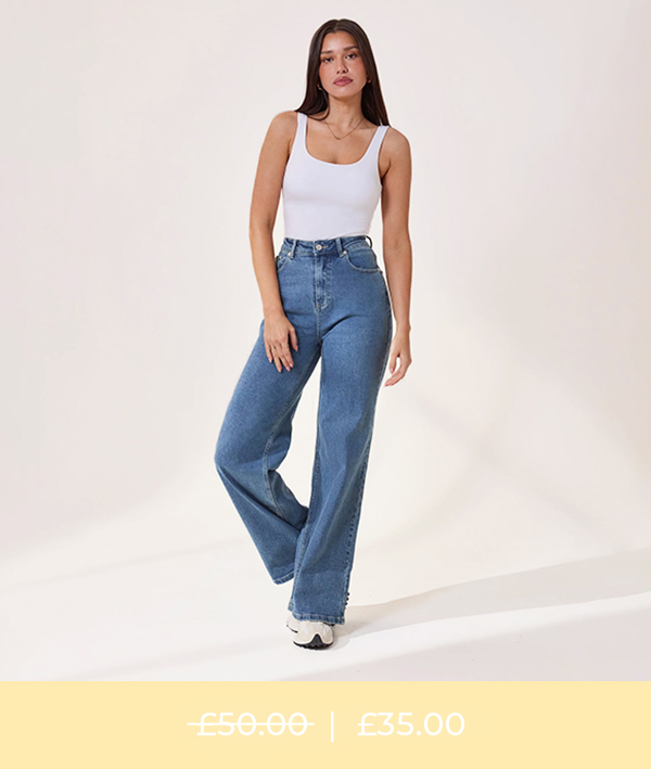 WIDE LEG JEANS