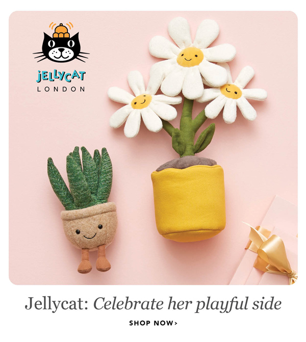 Jellycat: Celebrate her playful side