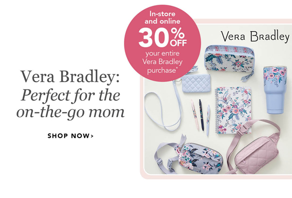 Vera Bradley: Perfect for the on-the-go mom