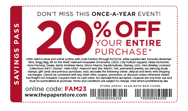 Friends & Family Coupon