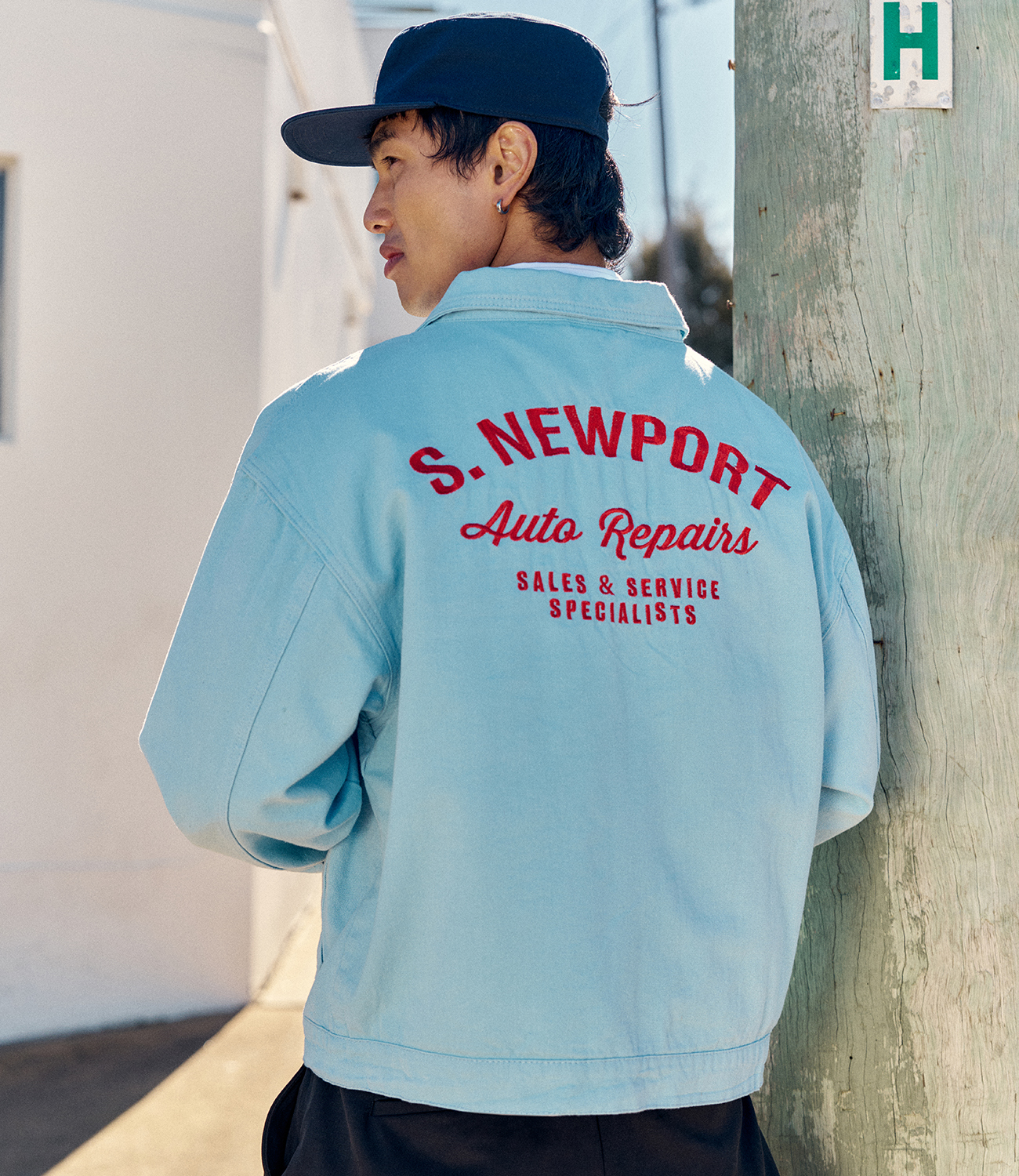 Newport Jacket in Sky Blue