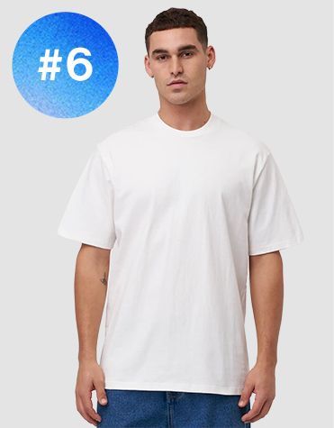#6 - Heavyweight Tee in White
