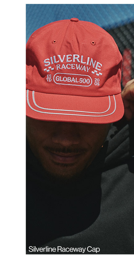 Silverline Raceway Cap in Red
