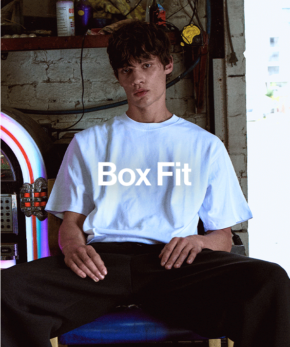 Vintage Box Fit T Shirt in White