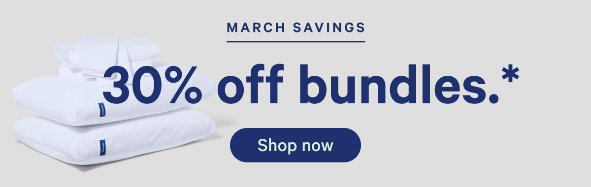 March Savings; 30% off bundles