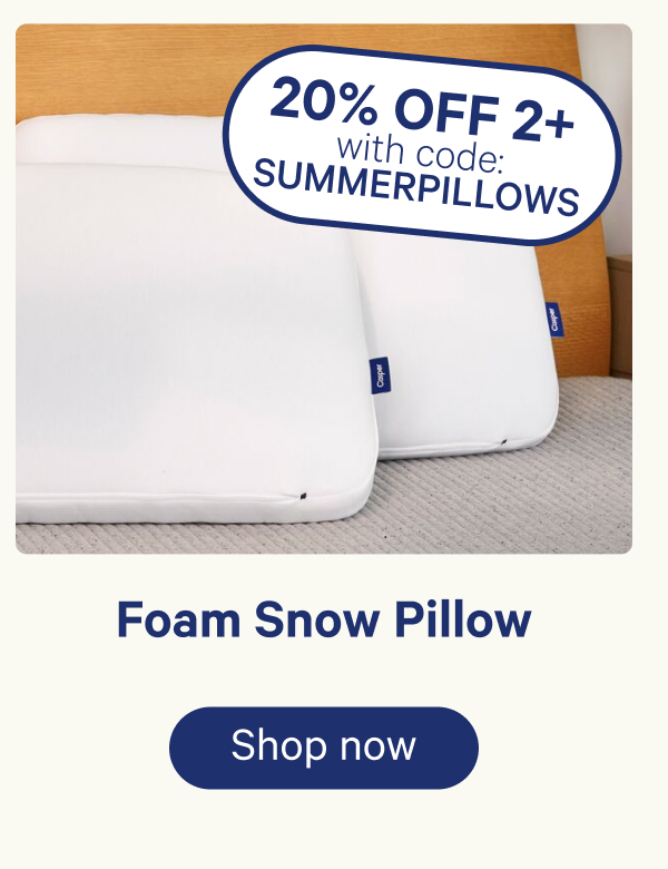 Foam Snow Pillow