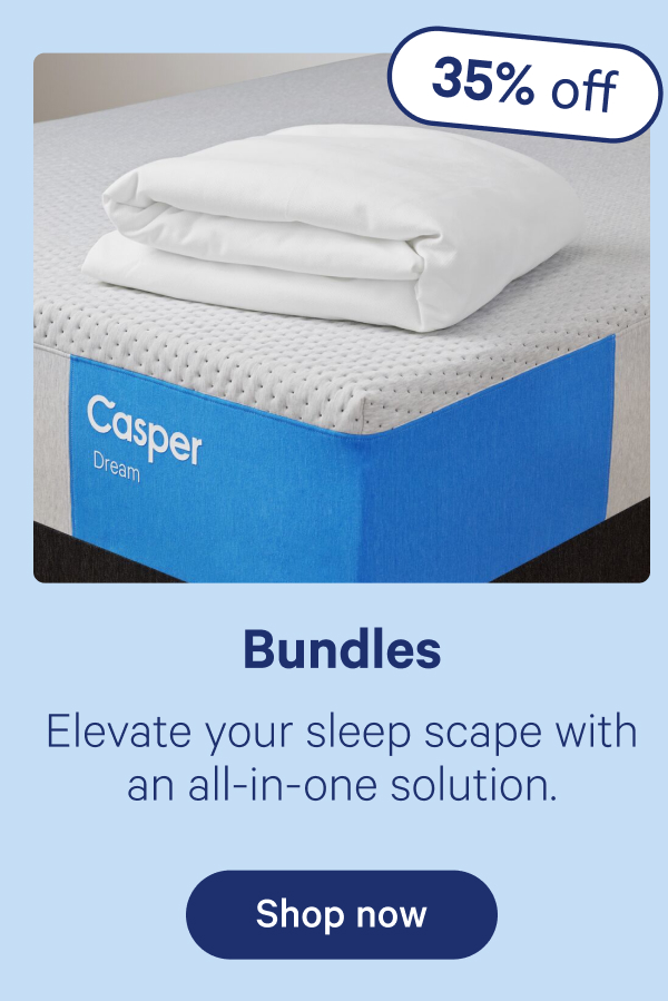 Bundles; Elevate your sleep scape with an all-in-one solution.