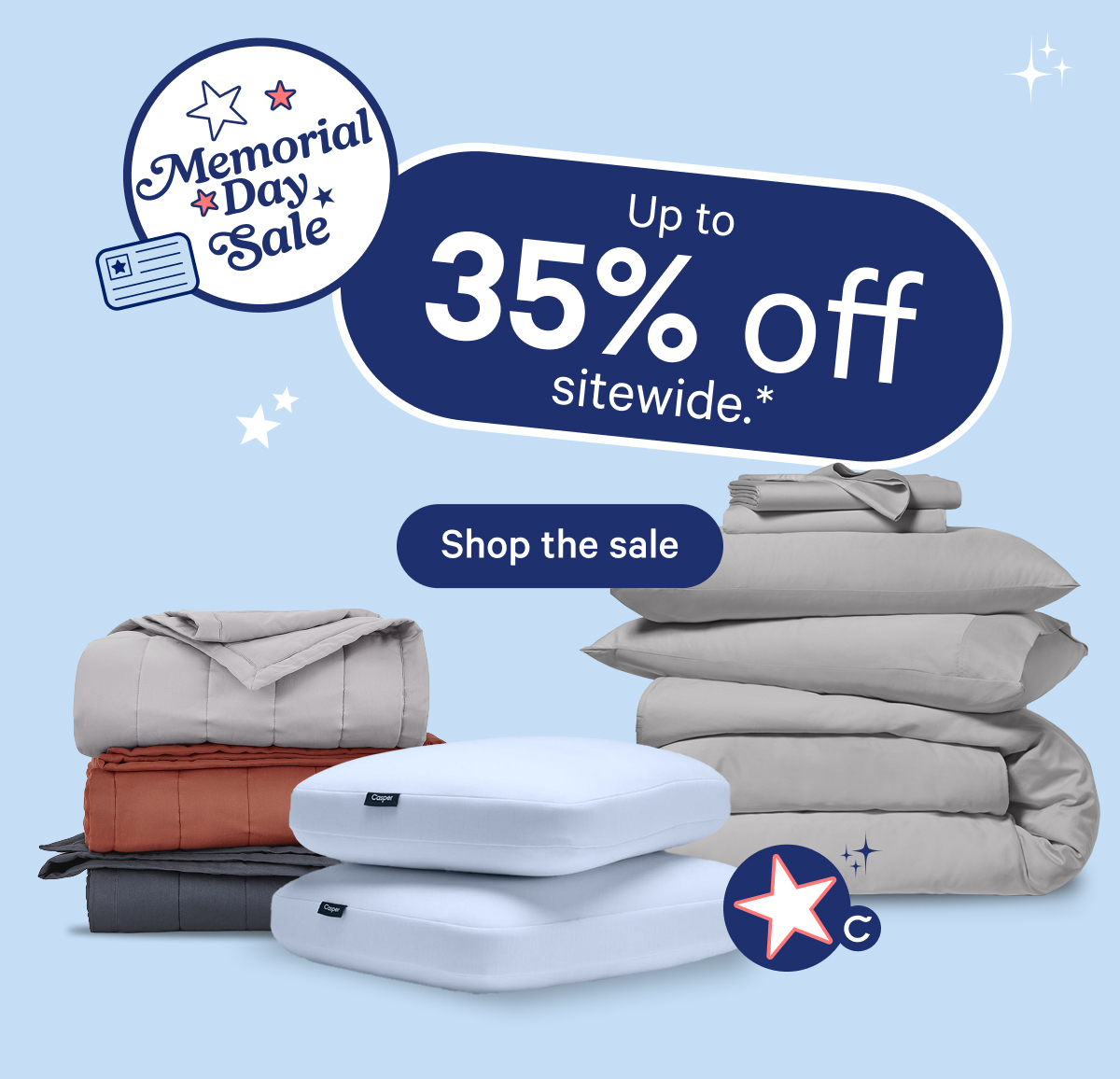 Up to 35% off sitewide.*