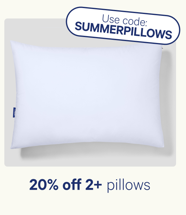 20% off 2+ pillows; Use code: SUMMERPILLOWS