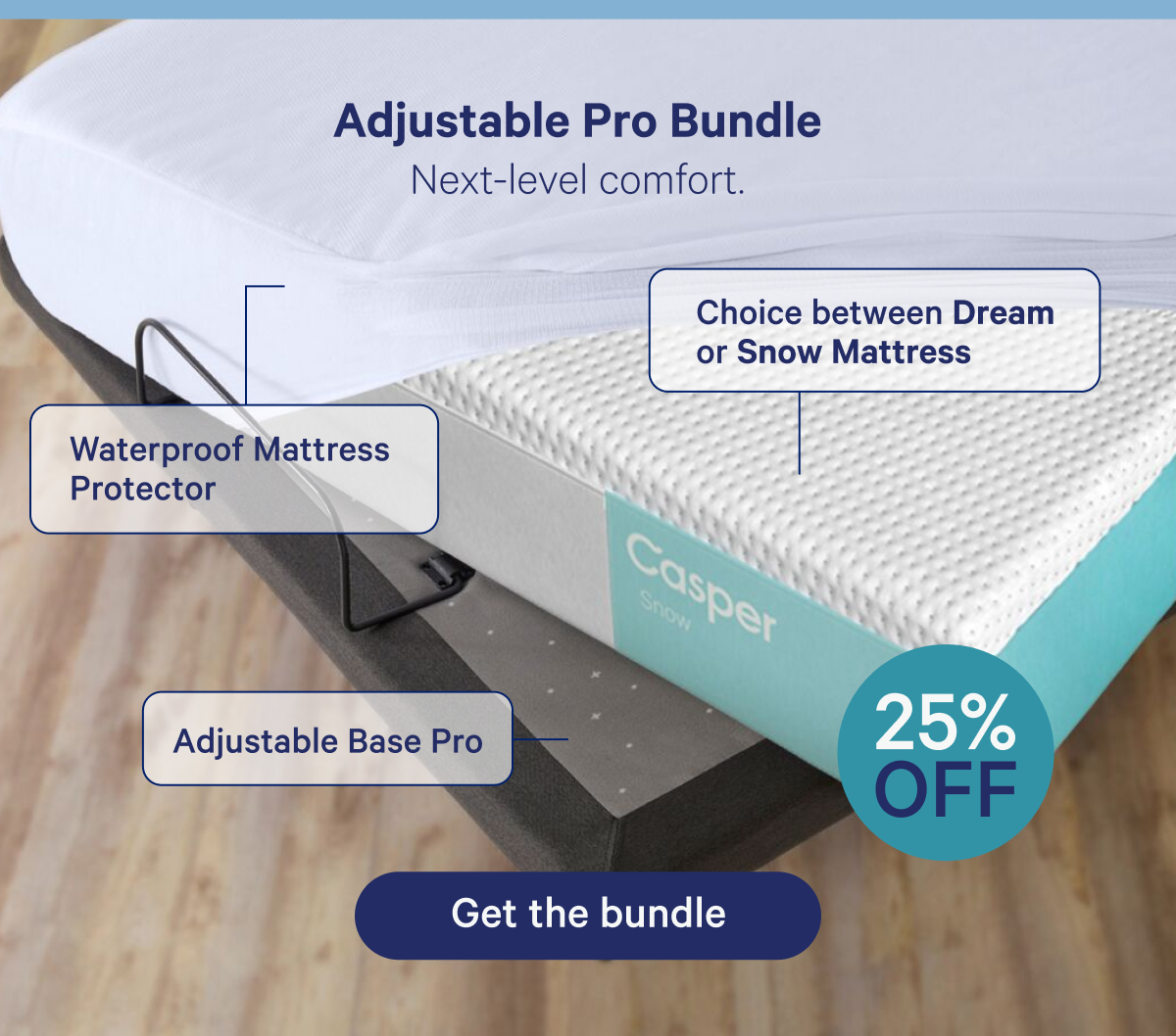 Adjustable Pro Bundle; Next-level comfort.