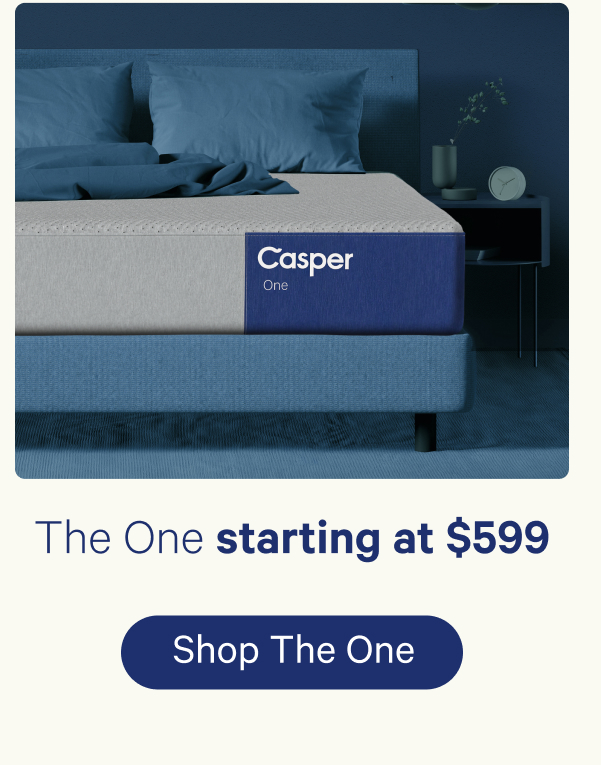 The One mattress starting at $599