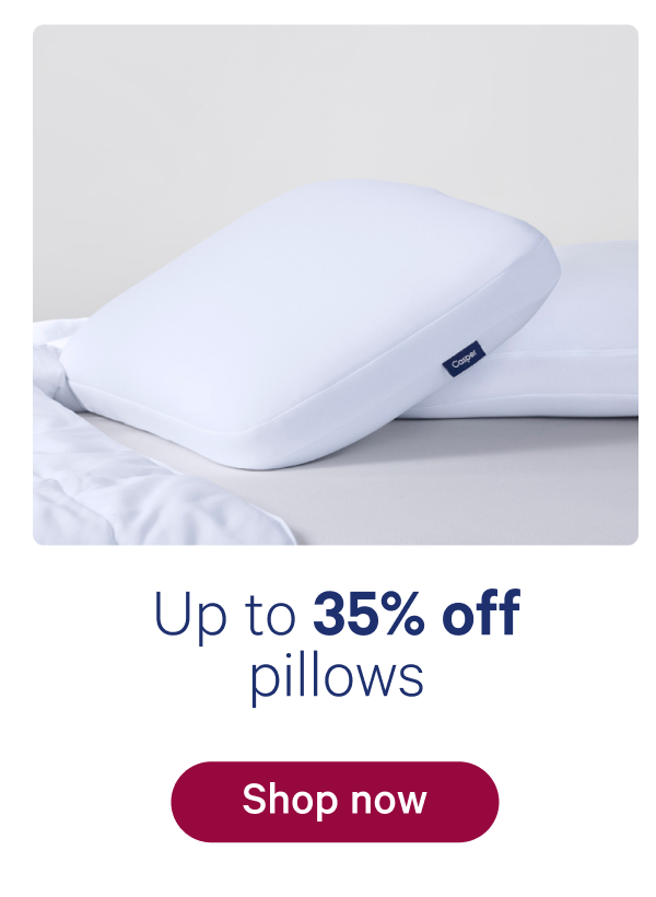 Up to 35% off pillows