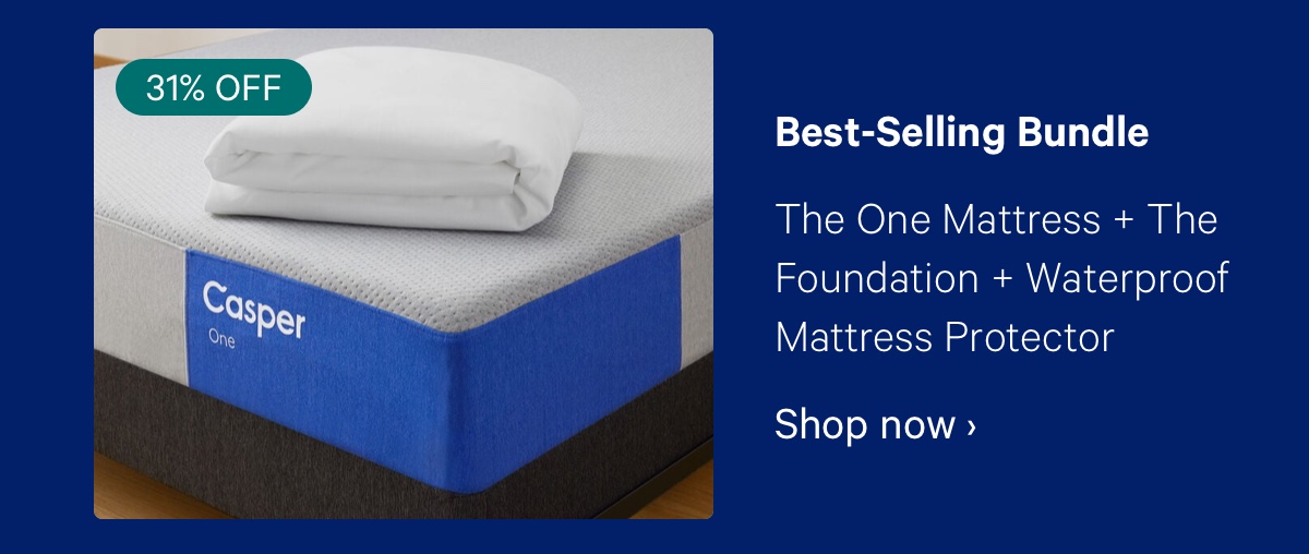 Best-Selling Bundle; The One Mattress + The Foundation + Waterproof Mattress Protector