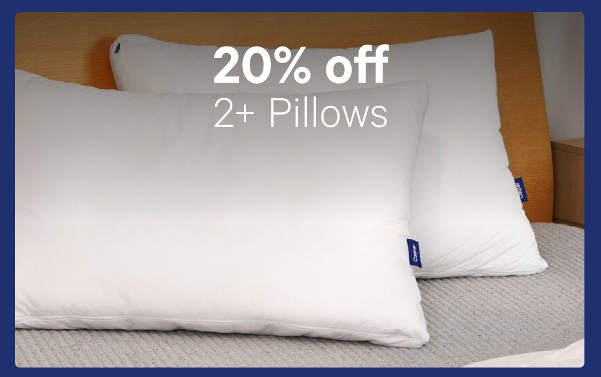 20% off 2+ Pillows